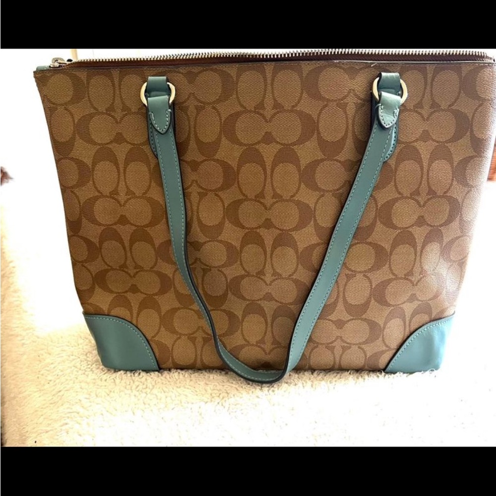 Coach handbag with wallet